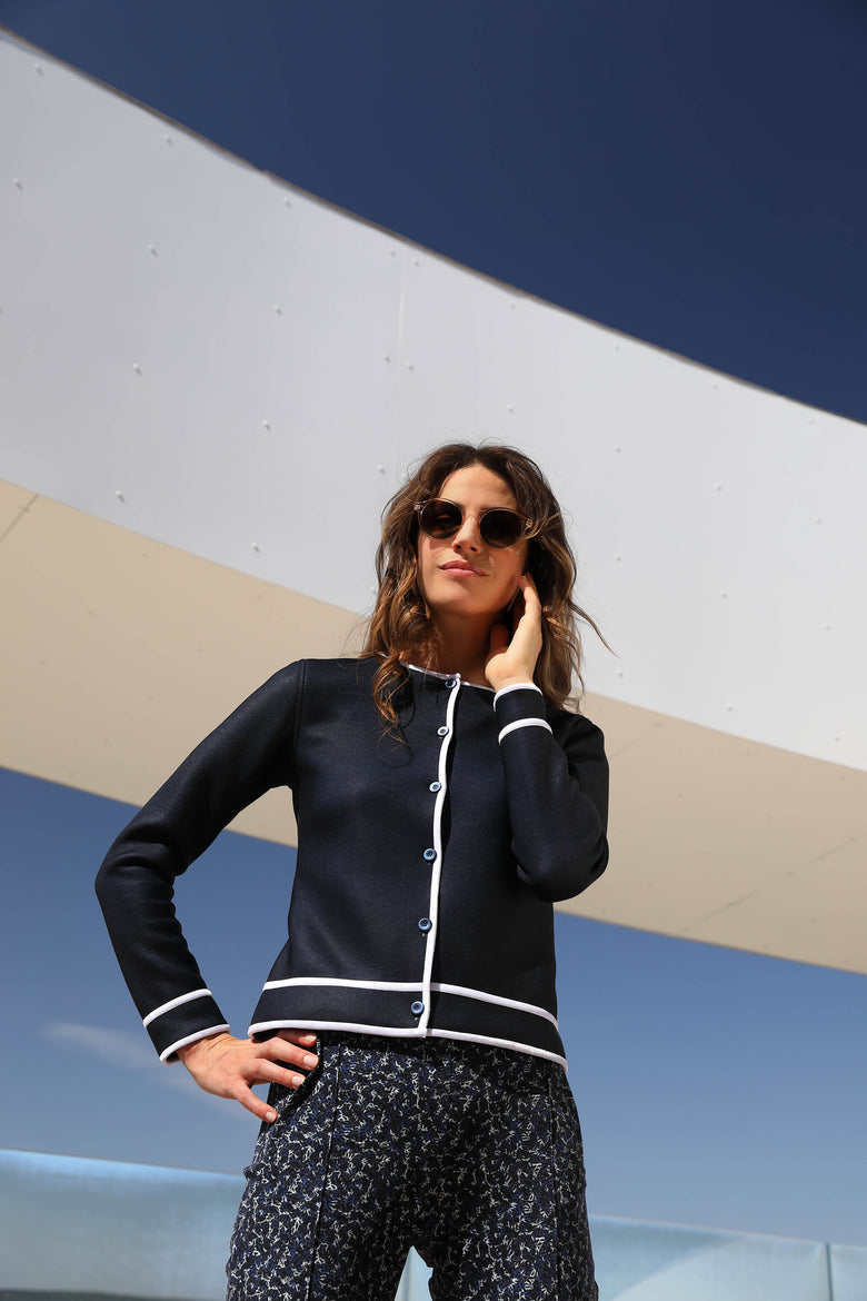 vêtement artist la marque cardigan-reversible-artic