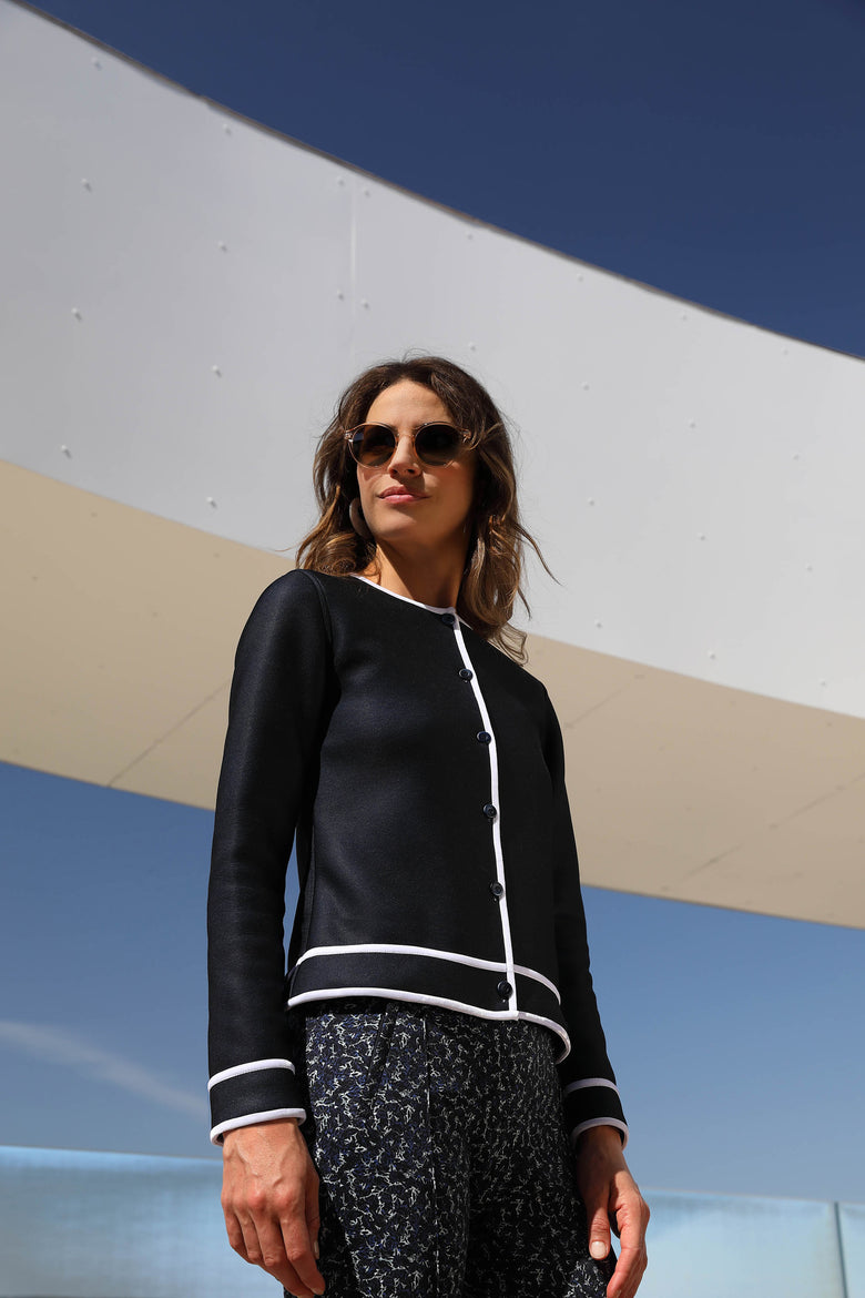 vêtement artist la marque cardigan-reversible-artic