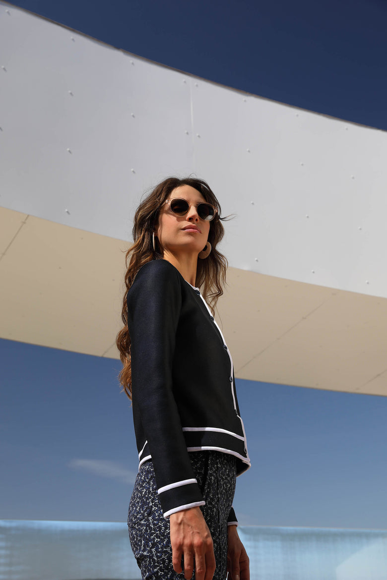 vêtement artist la marque cardigan-reversible-artic