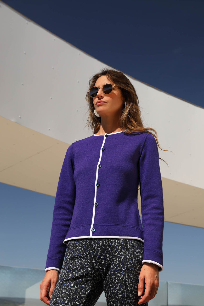 vêtement artist la marque cardigan-reversible-artic