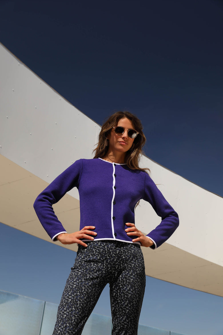 vêtement artist la marque cardigan-reversible-artic