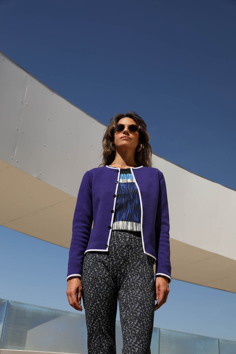 vêtement artist la marque cardigan-reversible-artic