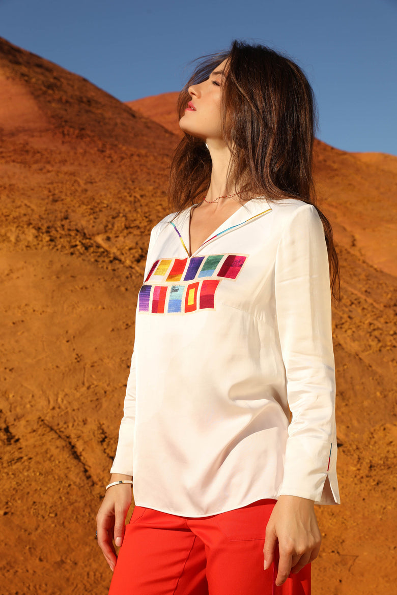 vêtement artist la marque top-manches-3-4-mille-une-couleurs