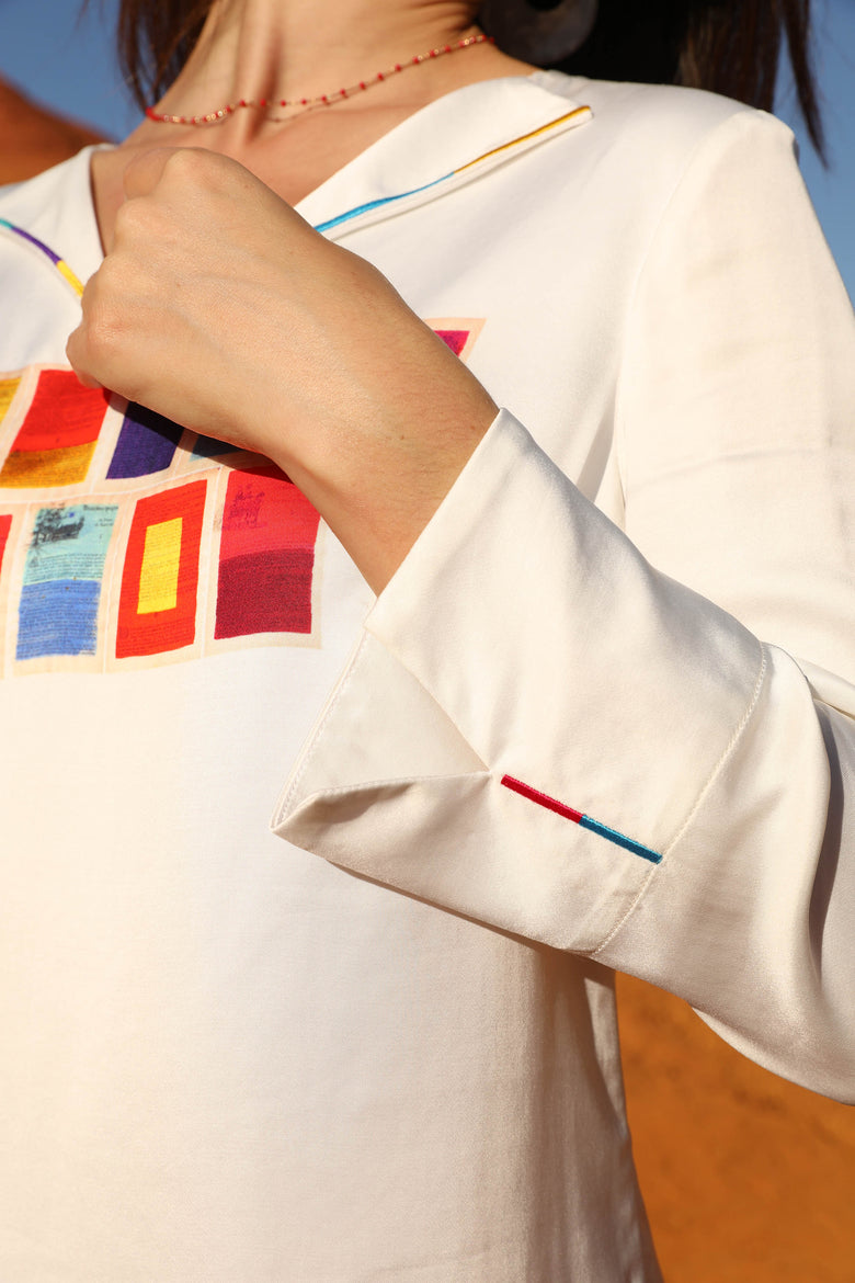 vêtement artist la marque top-manches-3-4-mille-une-couleurs