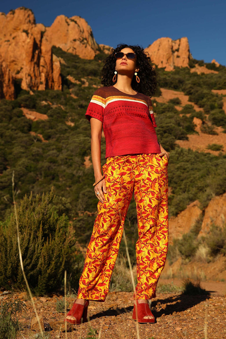 vêtement artist la marque pantalon-imprime-epicee
