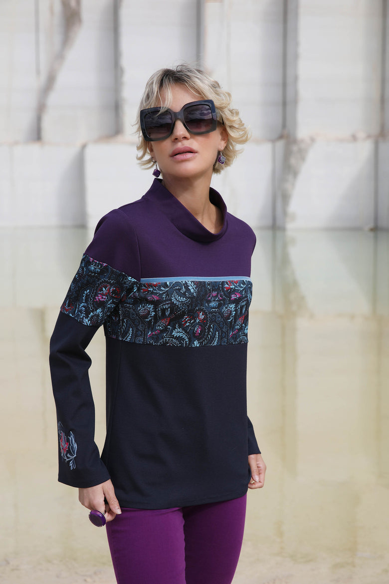 vêtement artist la marque pull-col-montant-memory