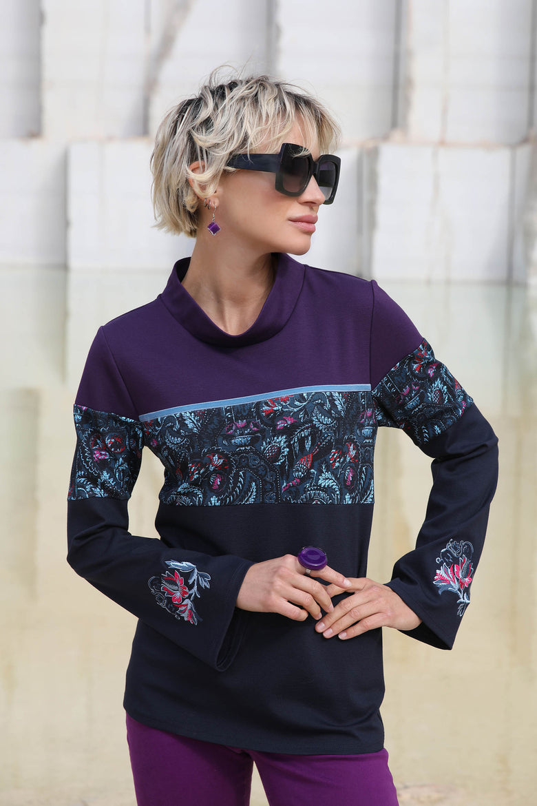 vêtement artist la marque pull-col-montant-memory