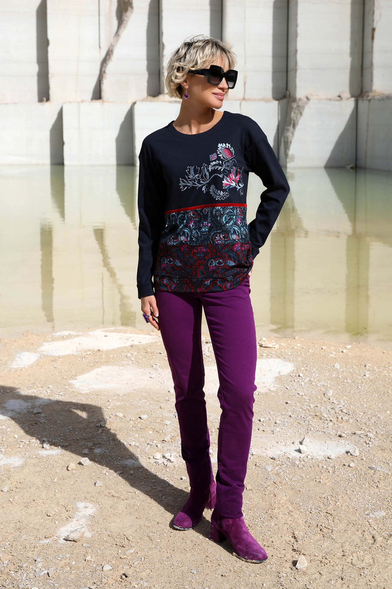 vêtement artist la marque pull-brode-memory