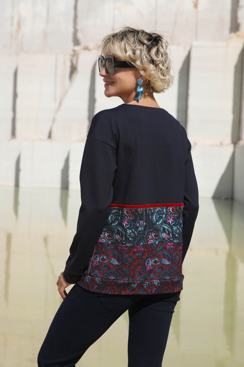 vêtement artist la marque pull-brode-memory