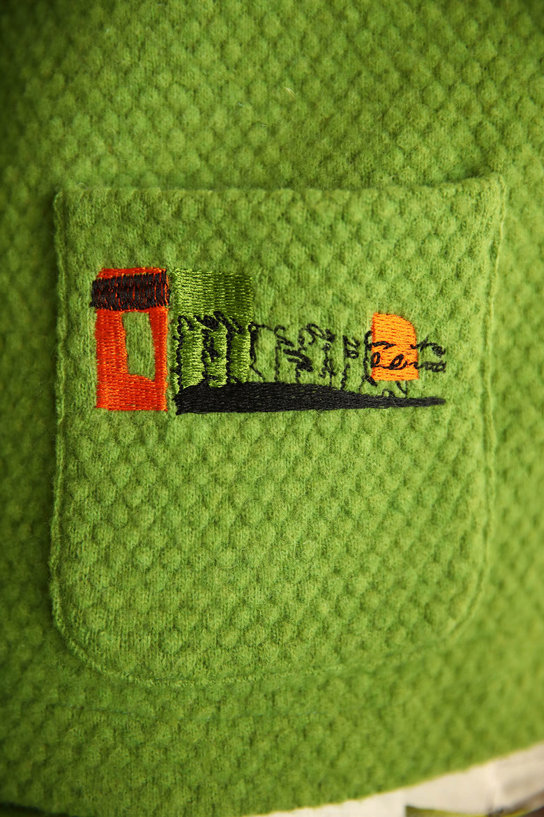 vêtement artist la marque cardigan-vert-fragments