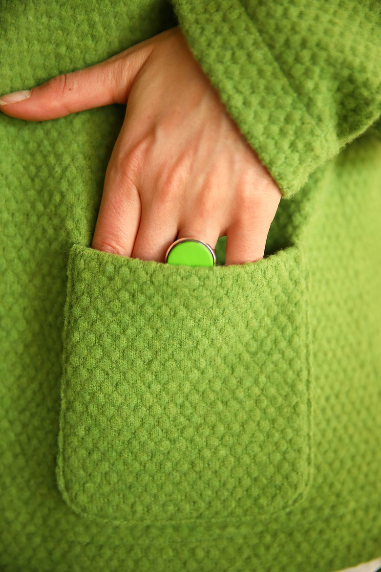 vêtement artist la marque cardigan-vert-fragments