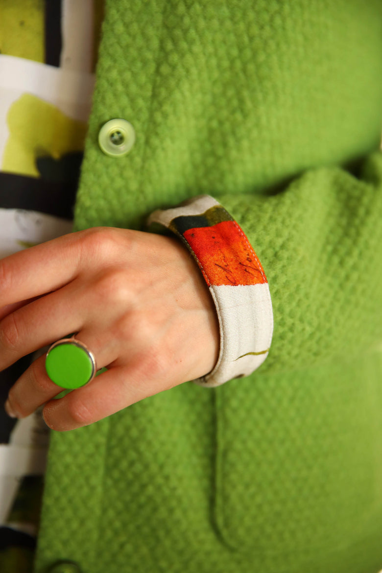 vêtement artist la marque cardigan-vert-fragments