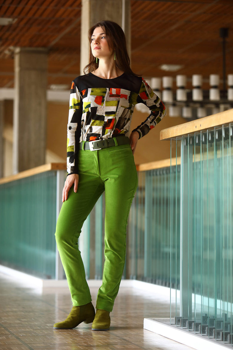 vêtement artist la marque pantalon-velours-fragments