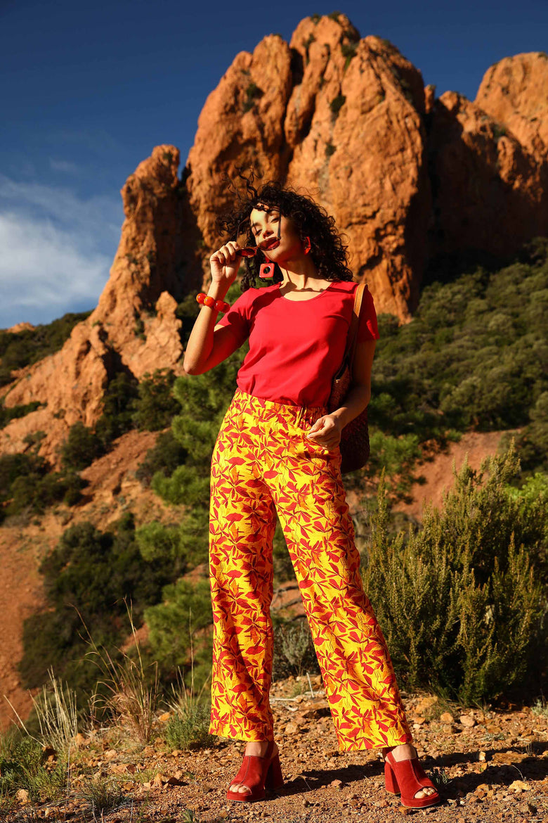 vêtement artist la marque pantalon-imprime-epicee