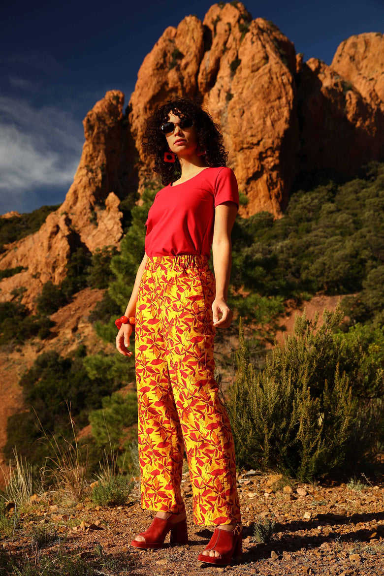 vêtement artist la marque pantalon-imprime-epicee