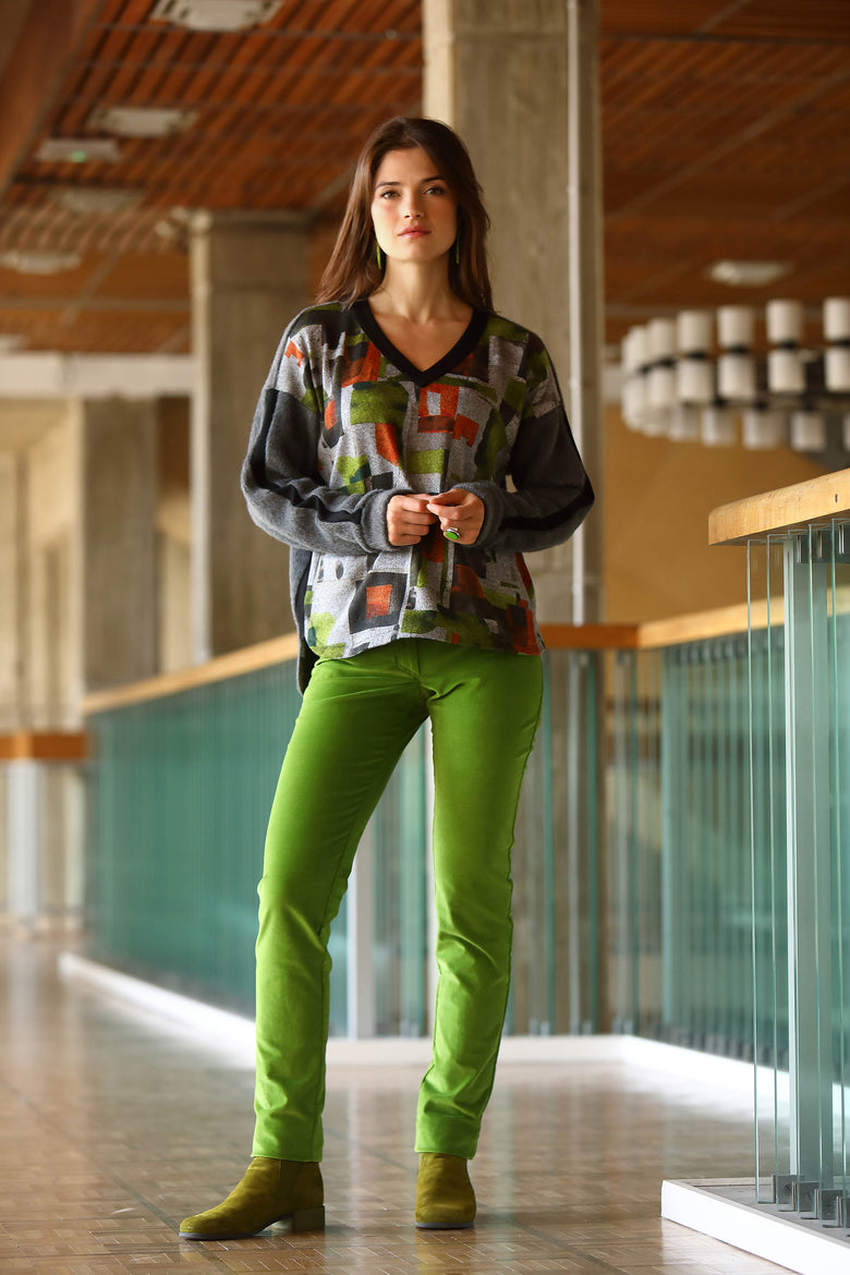 vêtement artist la marque pantalon-velours-fragments