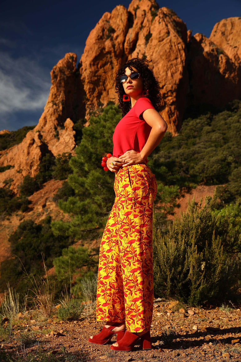 vêtement artist la marque pantalon-imprime-epicee