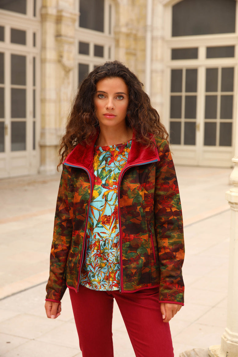 vêtement artist la marque veste-jardins-enchantes