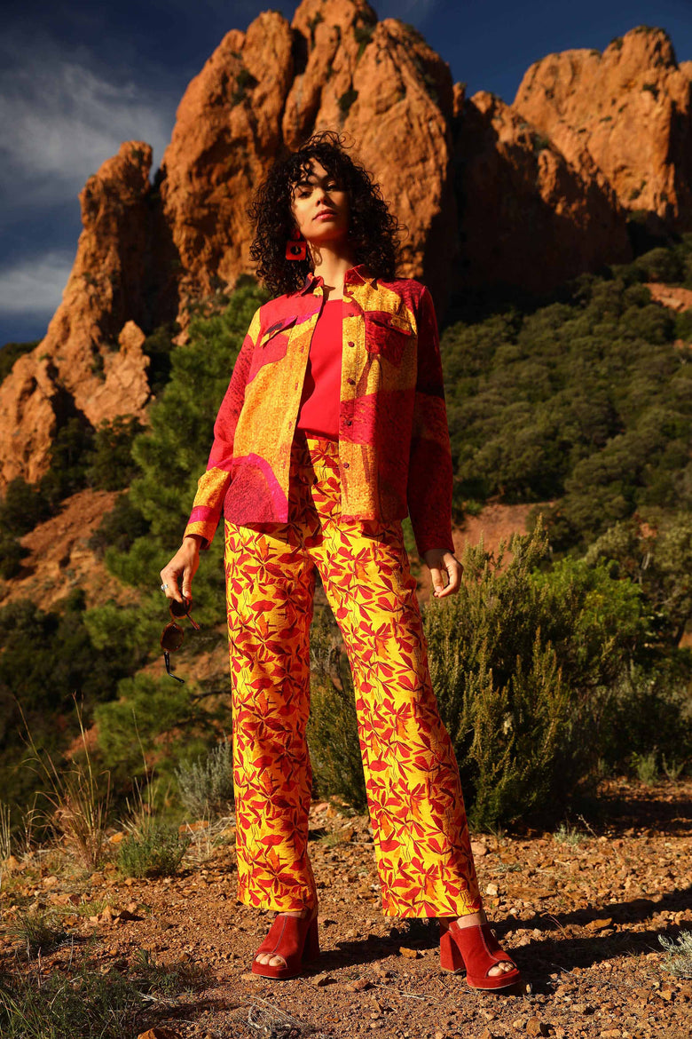 vêtement artist la marque pantalon-imprime-epicee