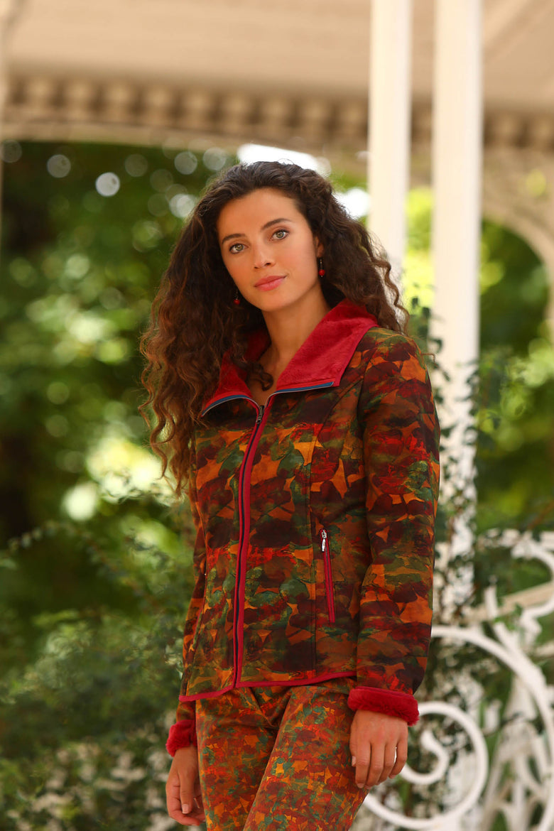 vêtement artist la marque veste-jardins-enchantes
