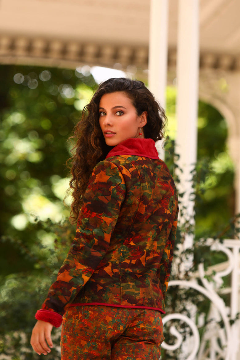 vêtement artist la marque veste-jardins-enchantes