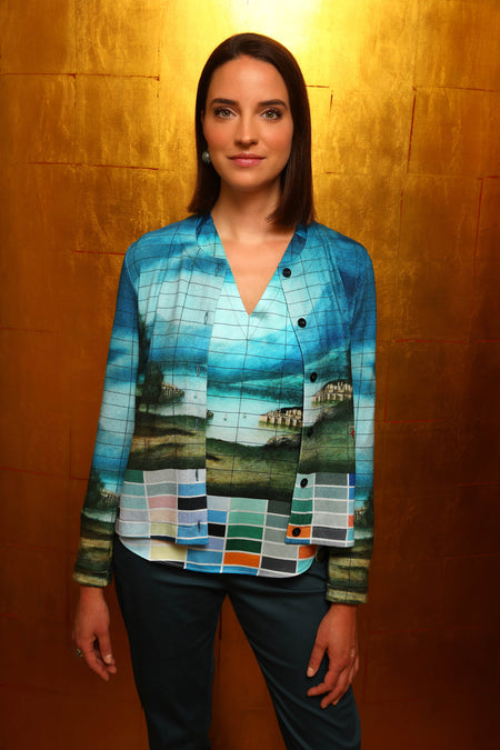 vêtement artist la marque top-col-v-harmonia