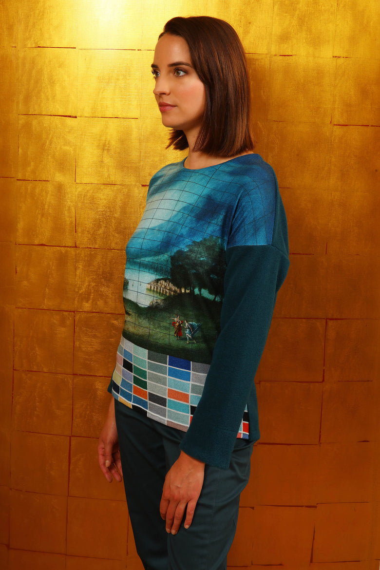 vêtement artist la marque pull-col-rond-harmonia