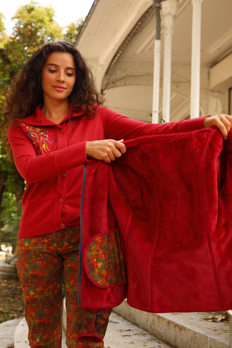 vêtement artist la marque veste-jardins-enchantes