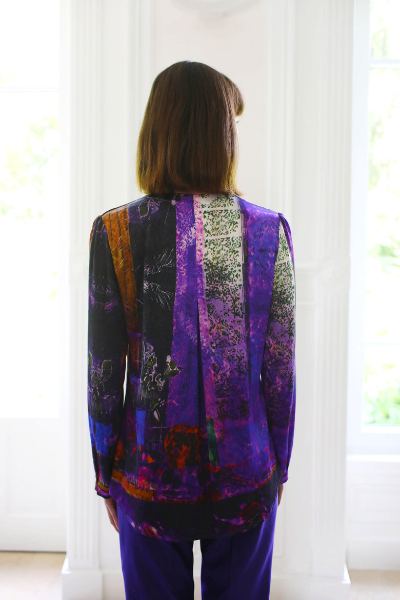 vêtement artist la marque top-fantaisie-couleur-pourpre