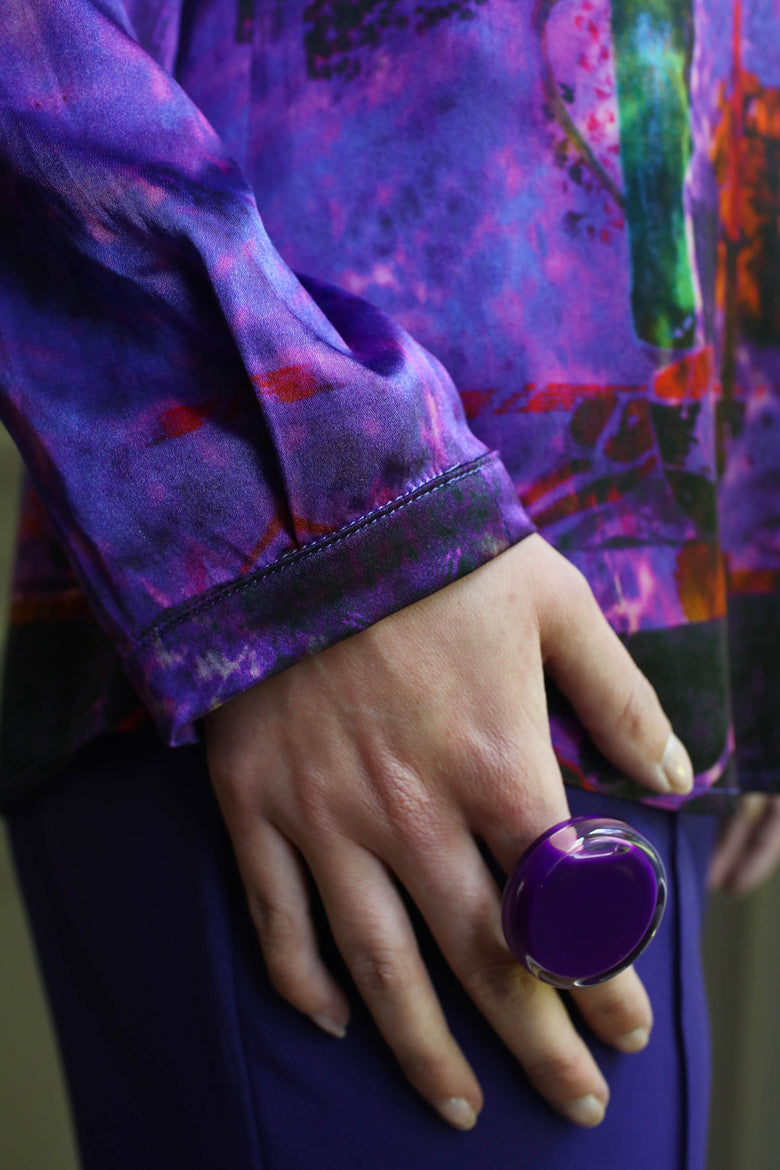 vêtement artist la marque top-fantaisie-couleur-pourpre