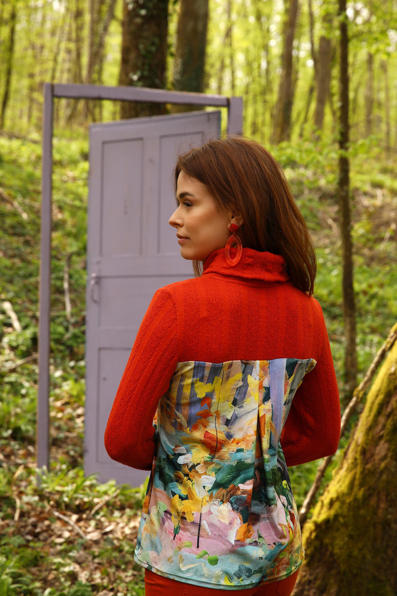 vêtement artist la marque pull-col-montant-legende-d-automne