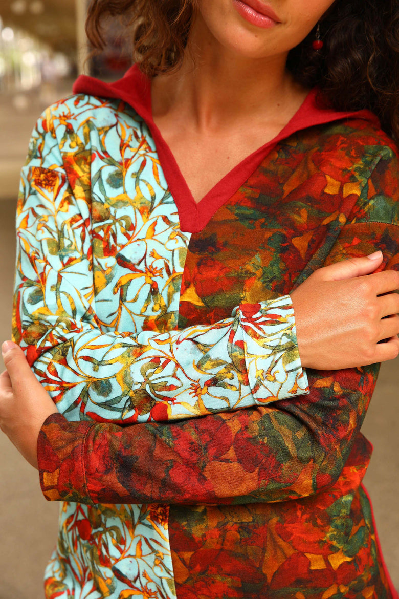 vêtement artist la marque sweat-capuche-jardins-enchantes