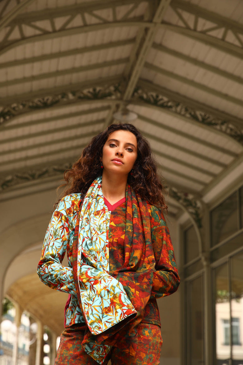 vêtement artist la marque sweat-capuche-jardins-enchantes