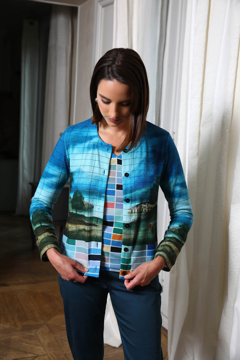 vêtement artist la marque pull-col-v-harmonia