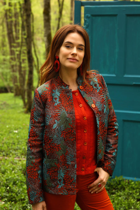 vêtement artist la marque cardigan-uni-legende-d-automne