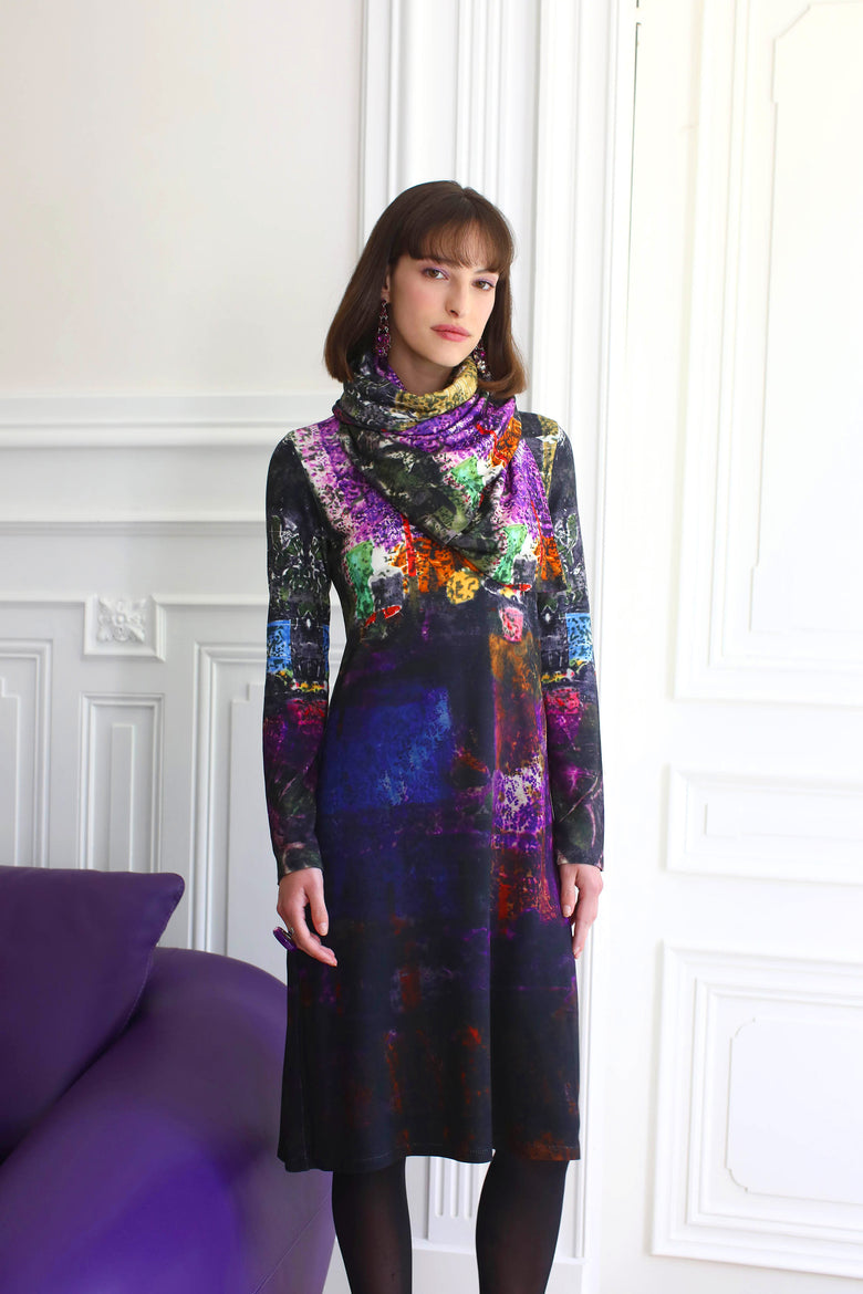 vêtement artist la marque echarpe-couleur-pourpre