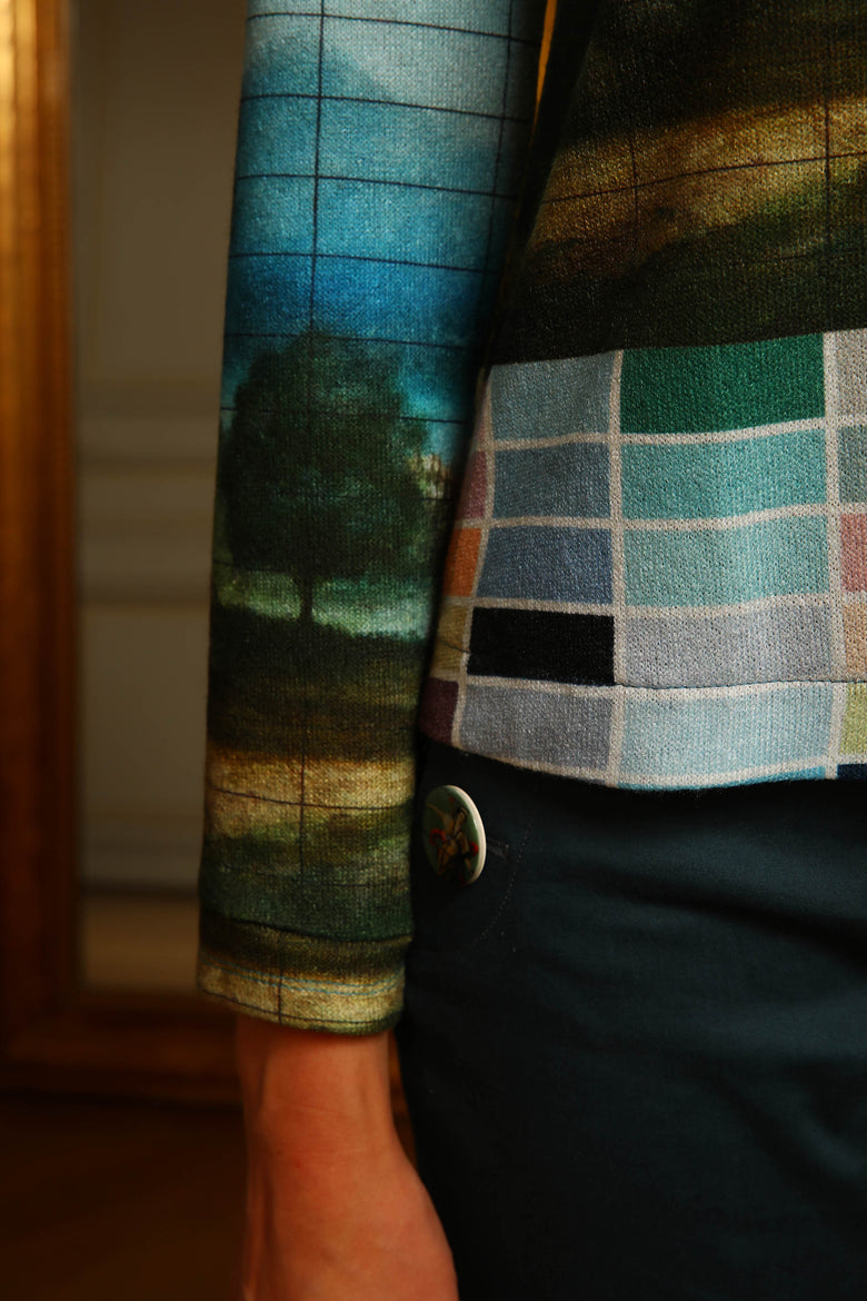 vêtement artist la marque cardigan-harmonia