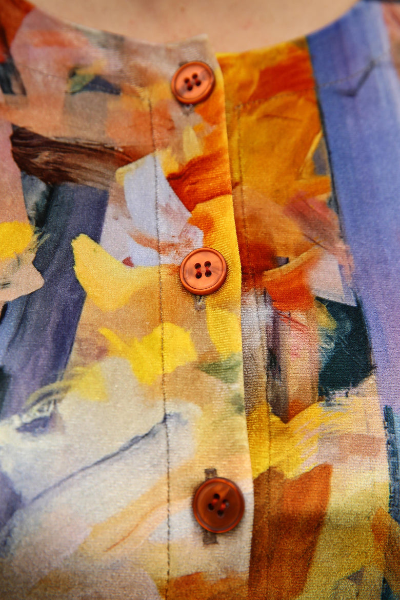 vêtement artist la marque cardigan-imprime-legende-d-automne