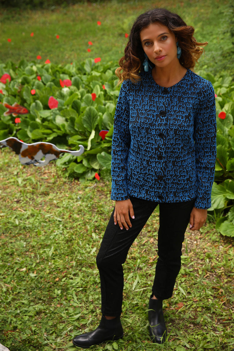 vêtement artist la marque veste-jacquard-en-bonne-compagnie