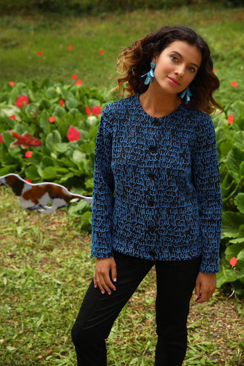vêtement artist la marque veste-jacquard-en-bonne-compagnie