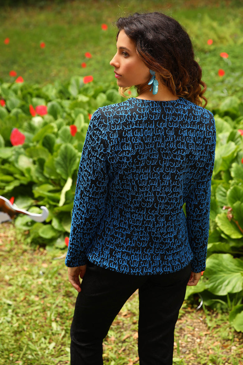 vêtement artist la marque veste-jacquard-en-bonne-compagnie