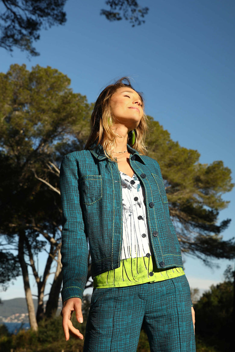 vêtement artist la marque cardigan-un-ete-sous-les-pins