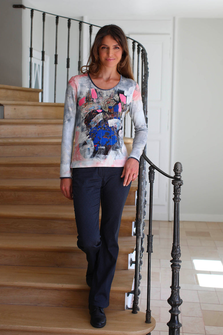 vêtement artist la marque top-imprime-luminescence