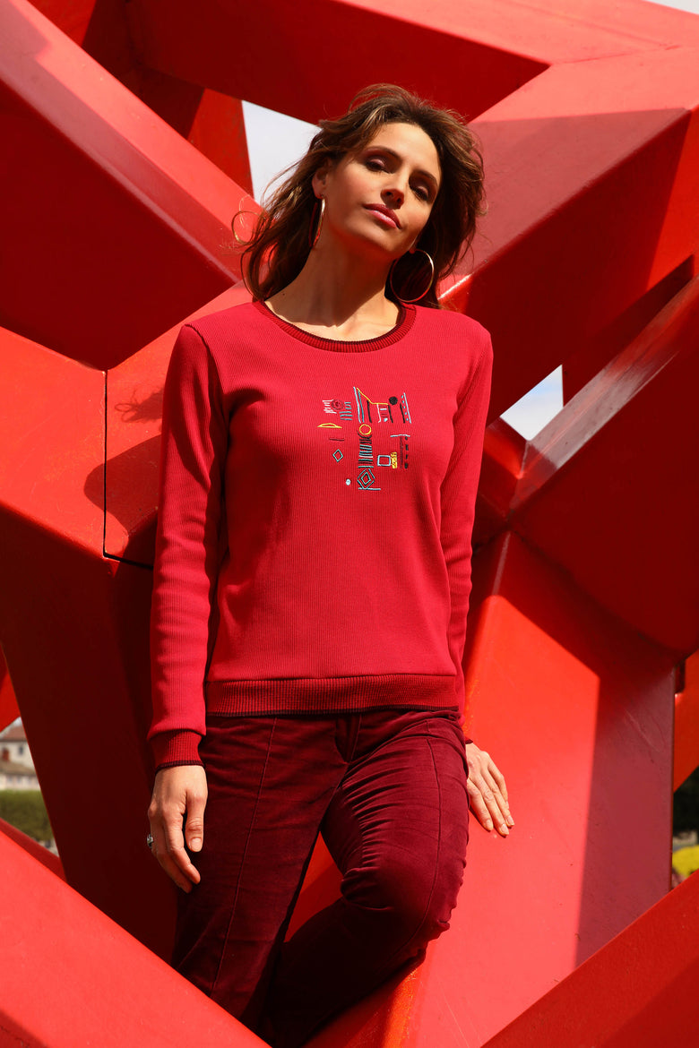vêtement artist la marque pull-brode-a-vous-de-jouer