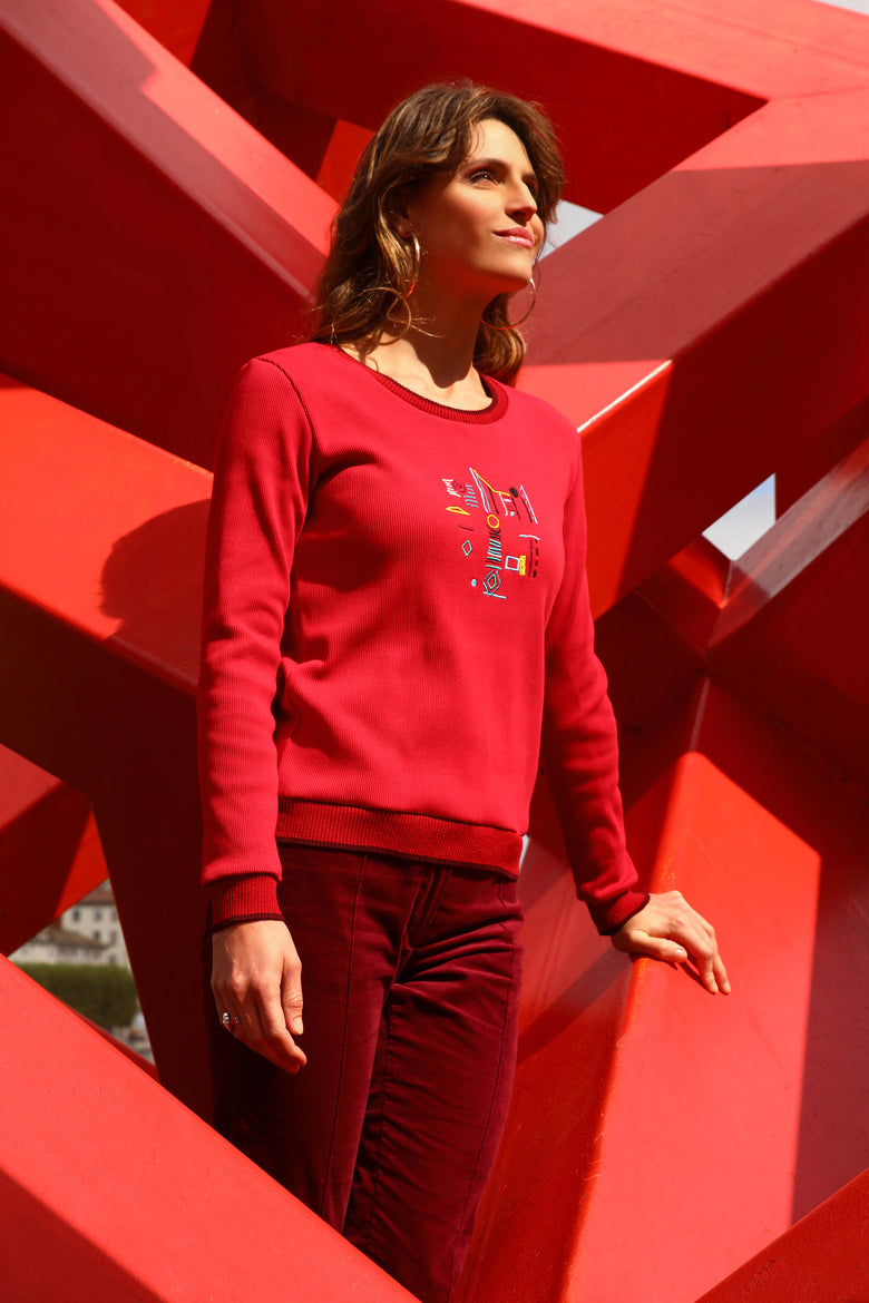 vêtement artist la marque pull-brode-a-vous-de-jouer