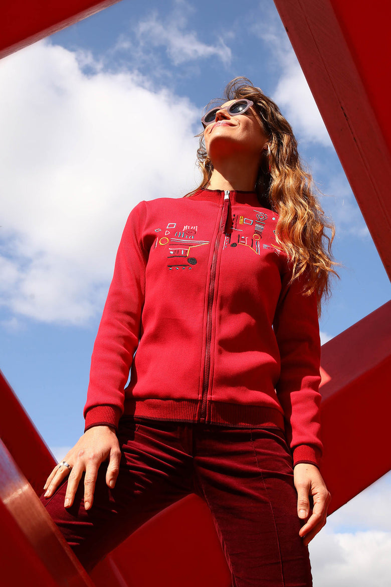 vêtement artist la marque cardigan-brode-a-vous-de-jouer