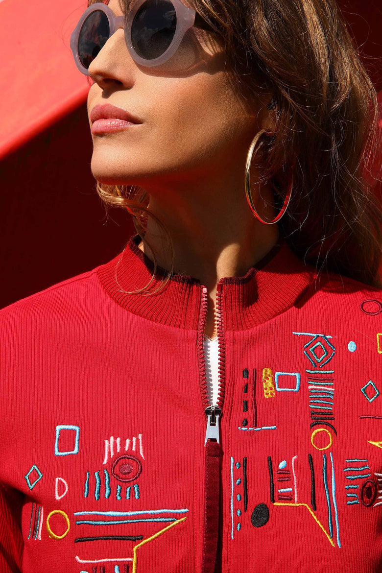 vêtement artist la marque cardigan-brode-a-vous-de-jouer