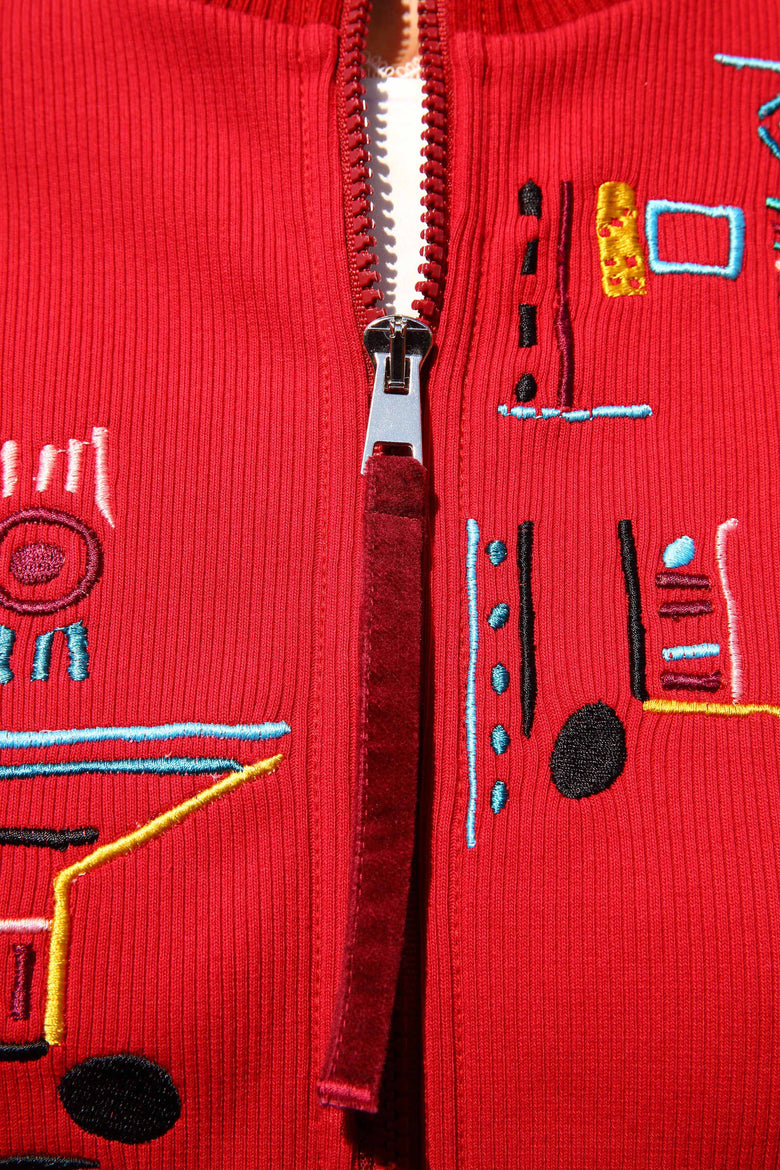 vêtement artist la marque cardigan-brode-a-vous-de-jouer