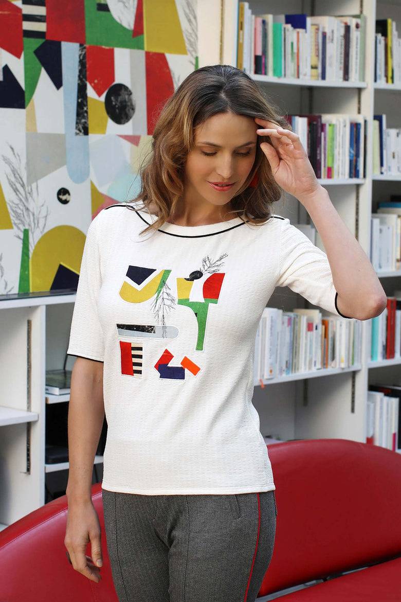 vêtement artist la marque top-manches-coude-tous-ensemble