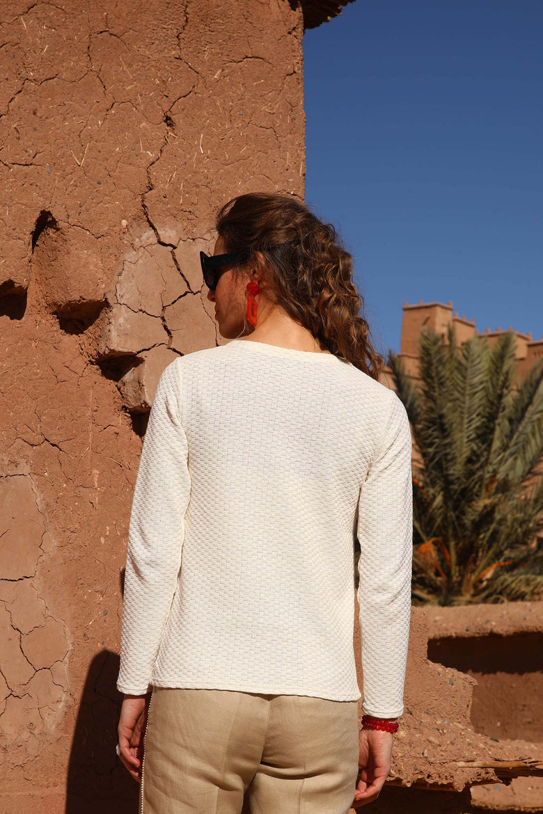 vêtement artist la marque pull-au-fil-de-lin